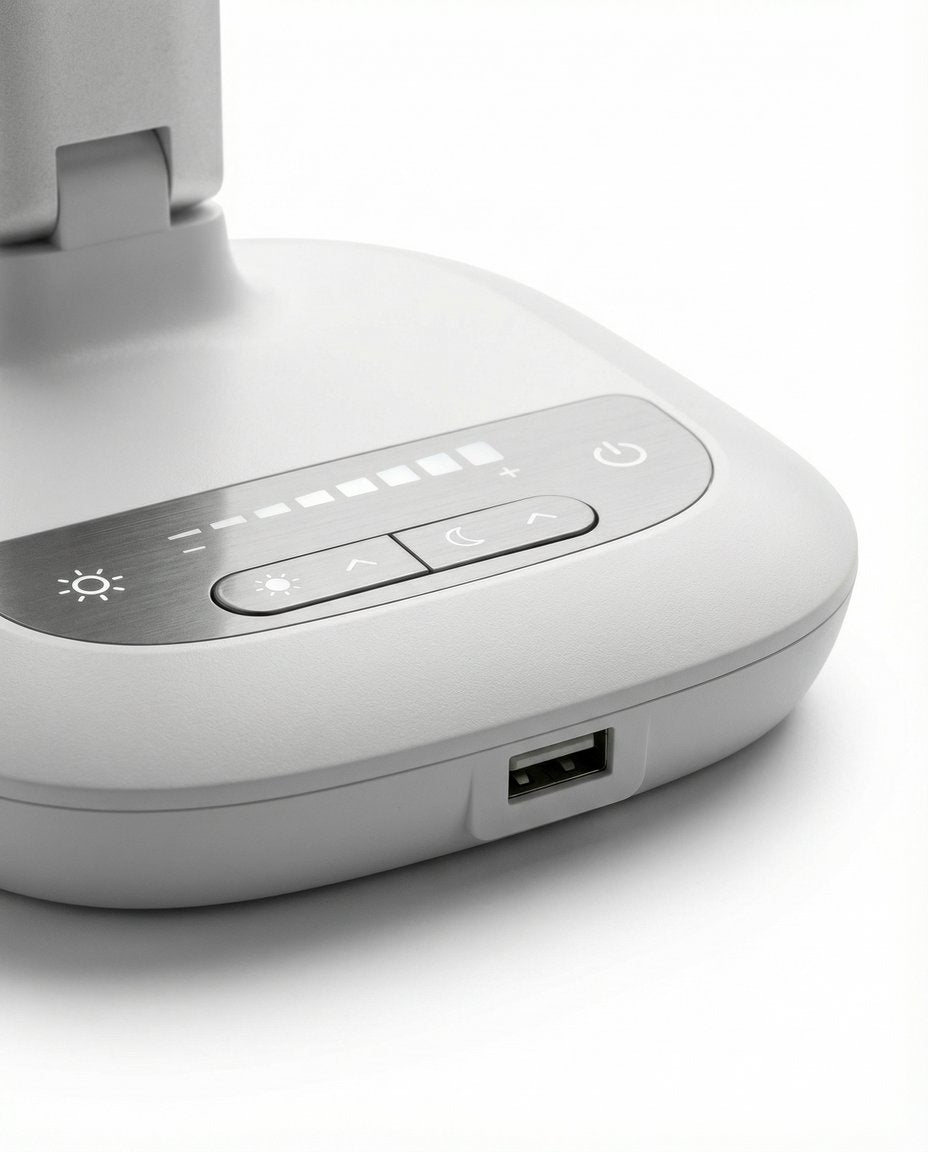 Lámpara LED Escritorio Articulada con Puerto USB y Dimmer Táctil - Livarno Home