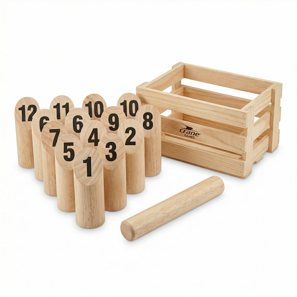 Juego Lanzamiento Números Madera Jardín - Crane Games