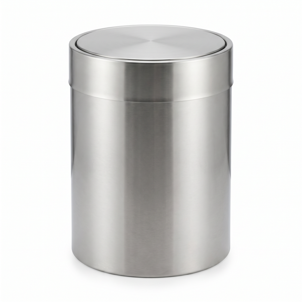 Papelera de Oficina Vilagrasa BAS-1002 — 1002 Inox 56 Litros