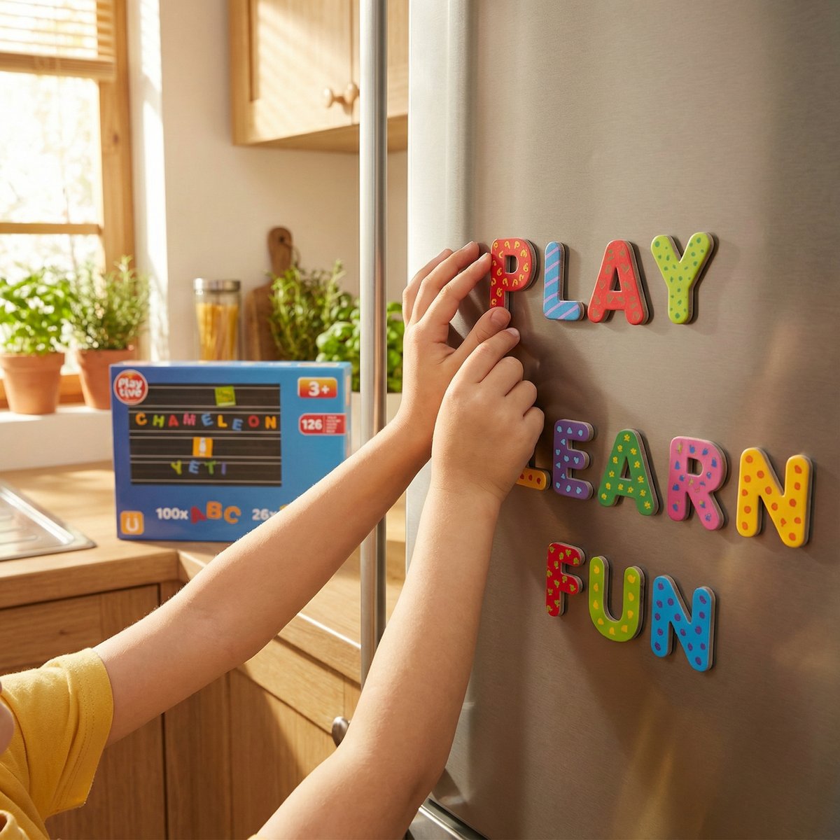 Set Letras Magnéticas ABC 126 Piezas - Playtive