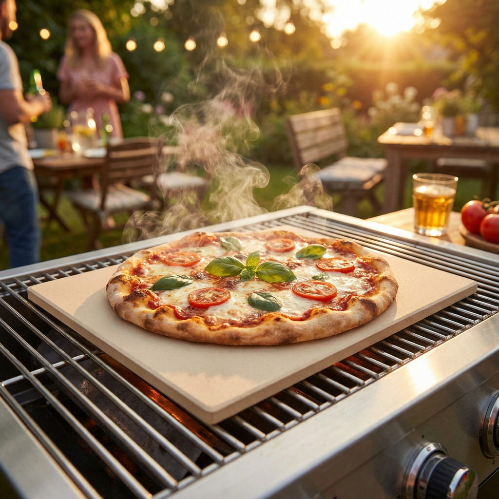 Piedra para Pizza Grill Meister 30x38cm Cordierita