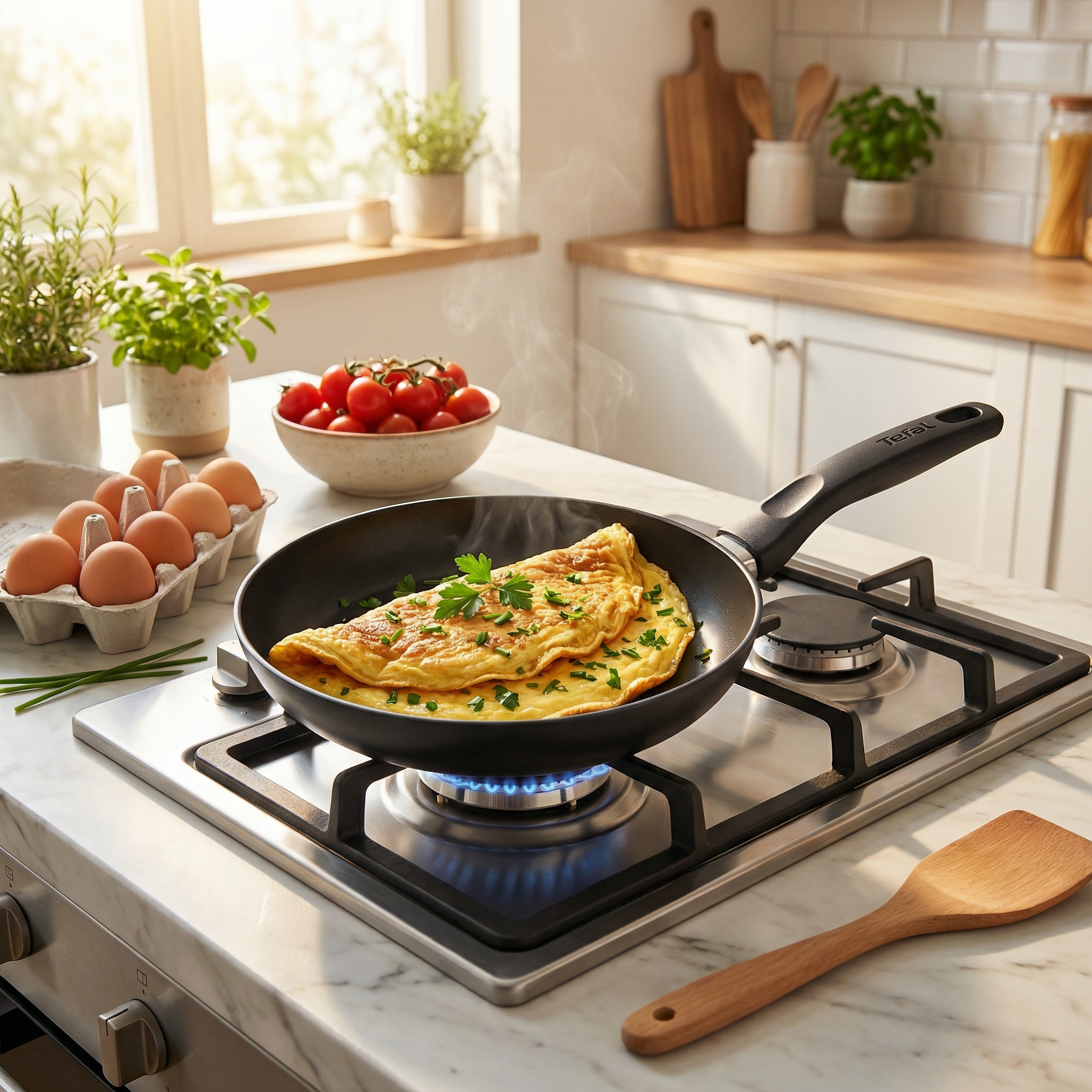 Sartén Tefal Inicio 20cm Titanium Thermo-Spot Inducción