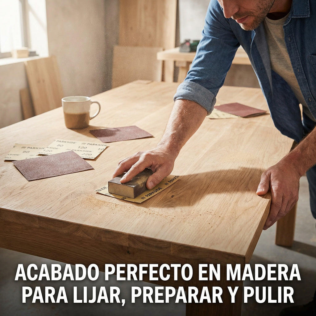 Surtido Papel de Lija Multi-Grano 60 a 240 | Parkside