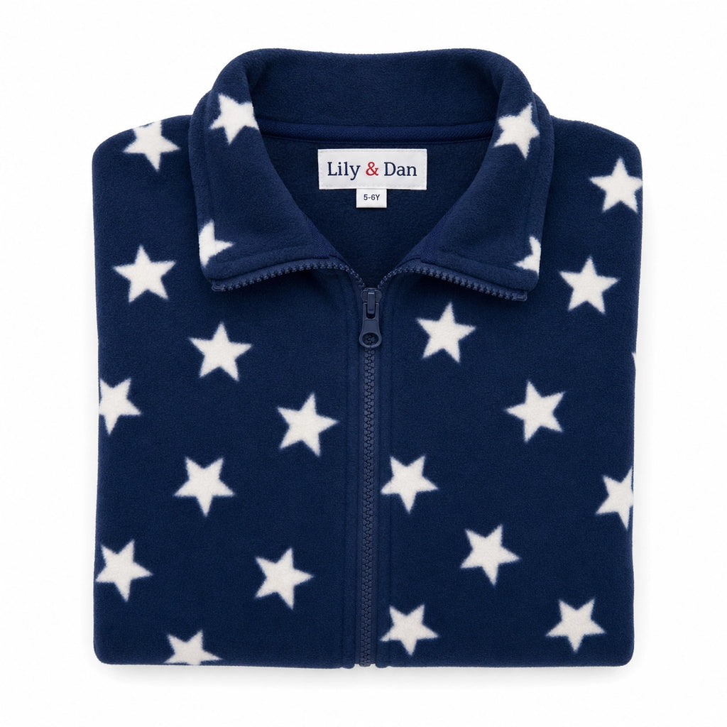 Chaqueta Polar Lily & Dan Estrellas — Tallas 98-110
