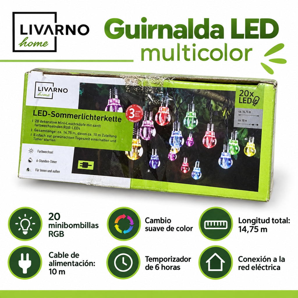 LIVARNO home guirnalda 20 minibombillas RGB — 03-informacion
