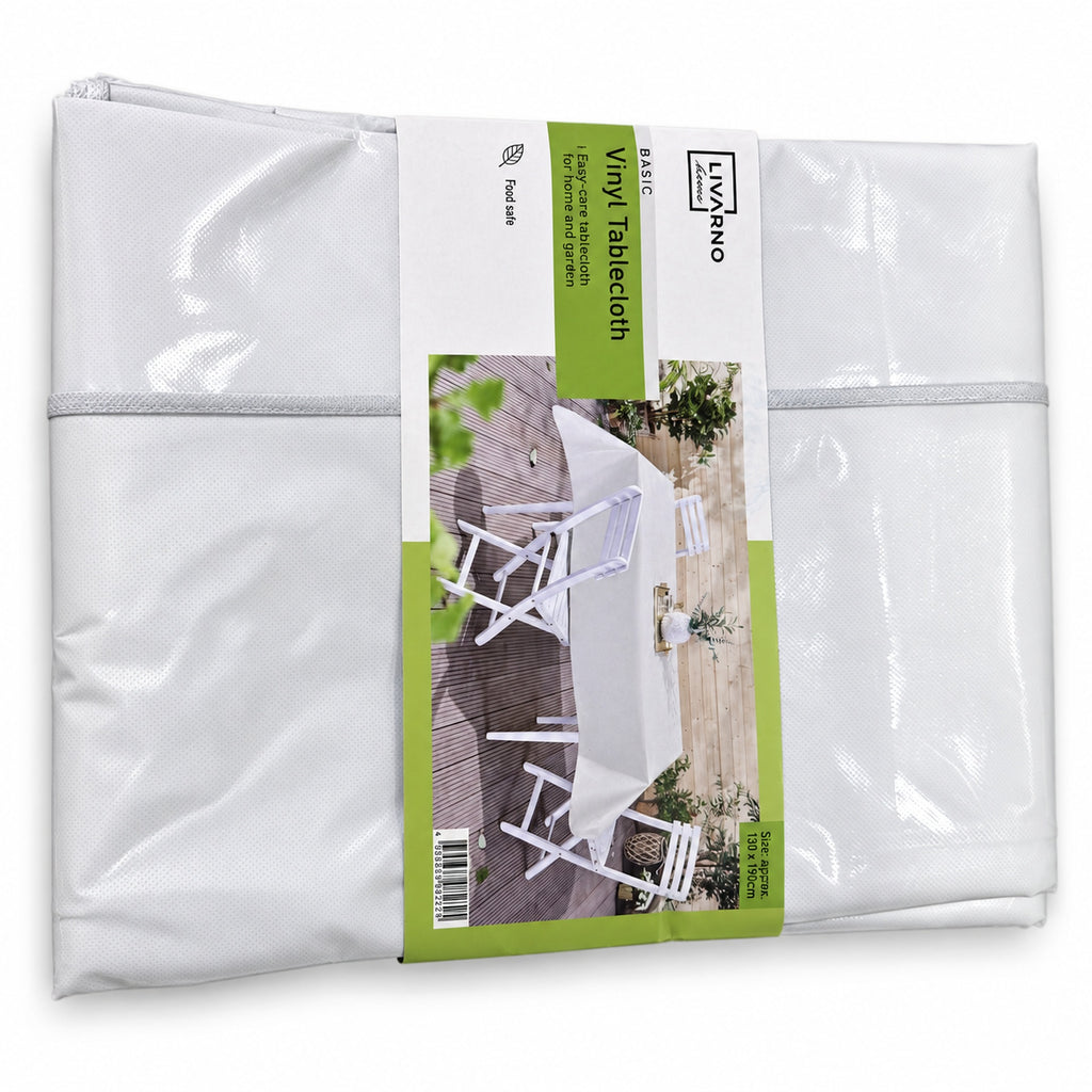 LIVARNO home mantel blanco de vinilo 130 × 190 cm