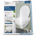 Asiento WC Livarno Top Screw en caja original sobre fondo blanco