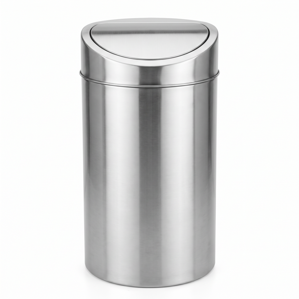 Papelera de Oficina Vilagrasa BAS-1003 — 1003 Inox 24 Litros