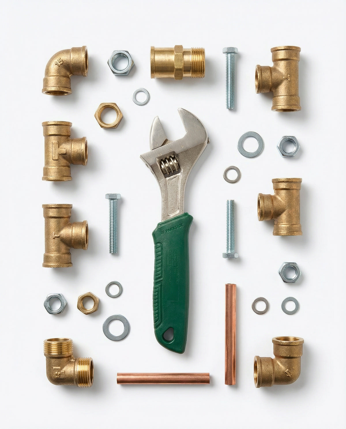 Llave Inglesa Ajustable 210mm con Escala Graduada | Parkside