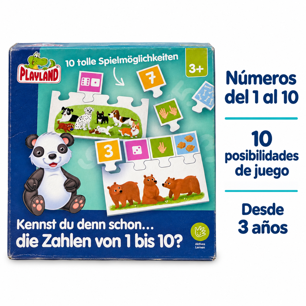 Playland juego educativo de números del 1 al 10, 3 años+ con sus características confirmadas
