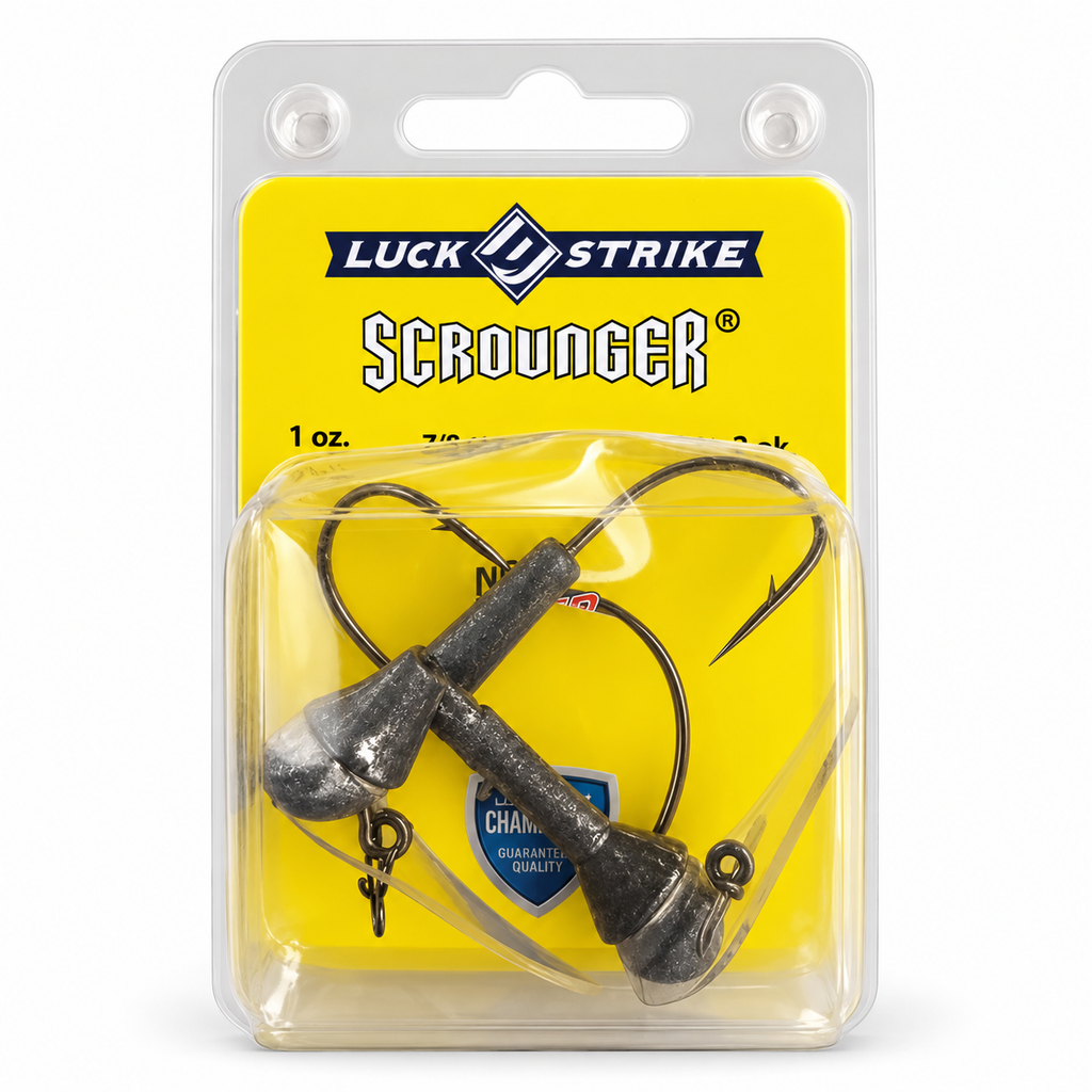 Luck Strike Scrounger 1 oz, pack de 3, sobre fondo blanco