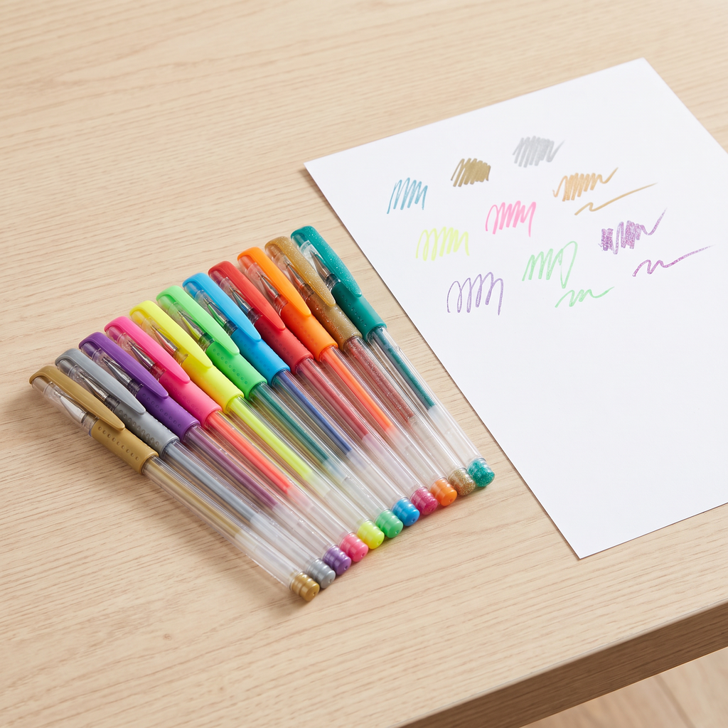 United Office Set de 30 Bolígrafos de Gel