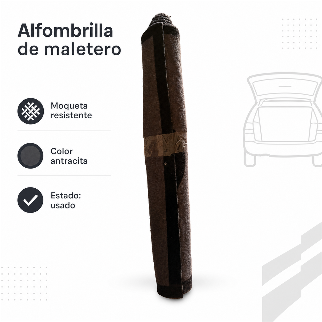 Alfombrilla de Moqueta para Maletero de Coche — Usada