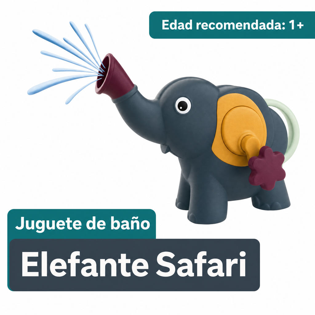 Playtive Elefante Safari Juguete de Baño 1+