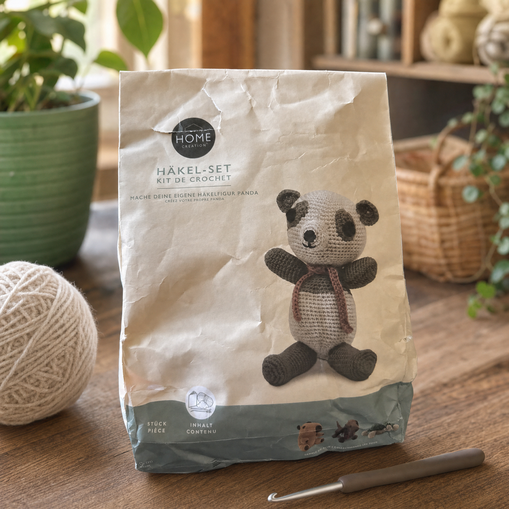 Home Creation Kit de Crochet Panda