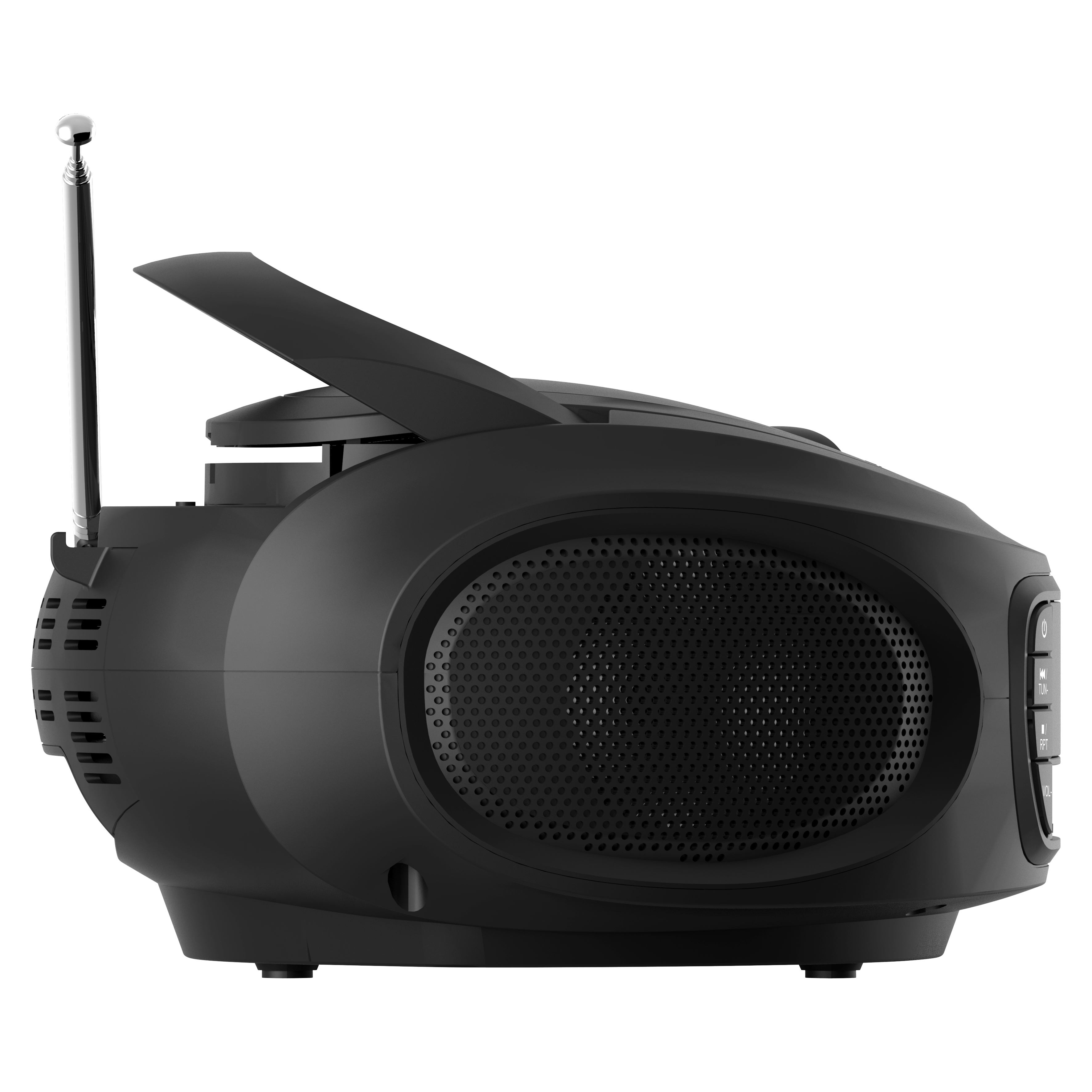 Radio CD Portátil Boombox Maginon CB-2 - FM + USB + AUX | negro