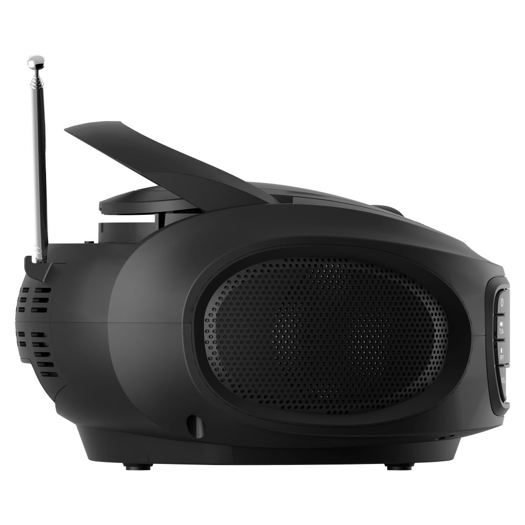 Radio CD Portátil Boombox Maginon CB-2 - FM + USB + AUX | negro