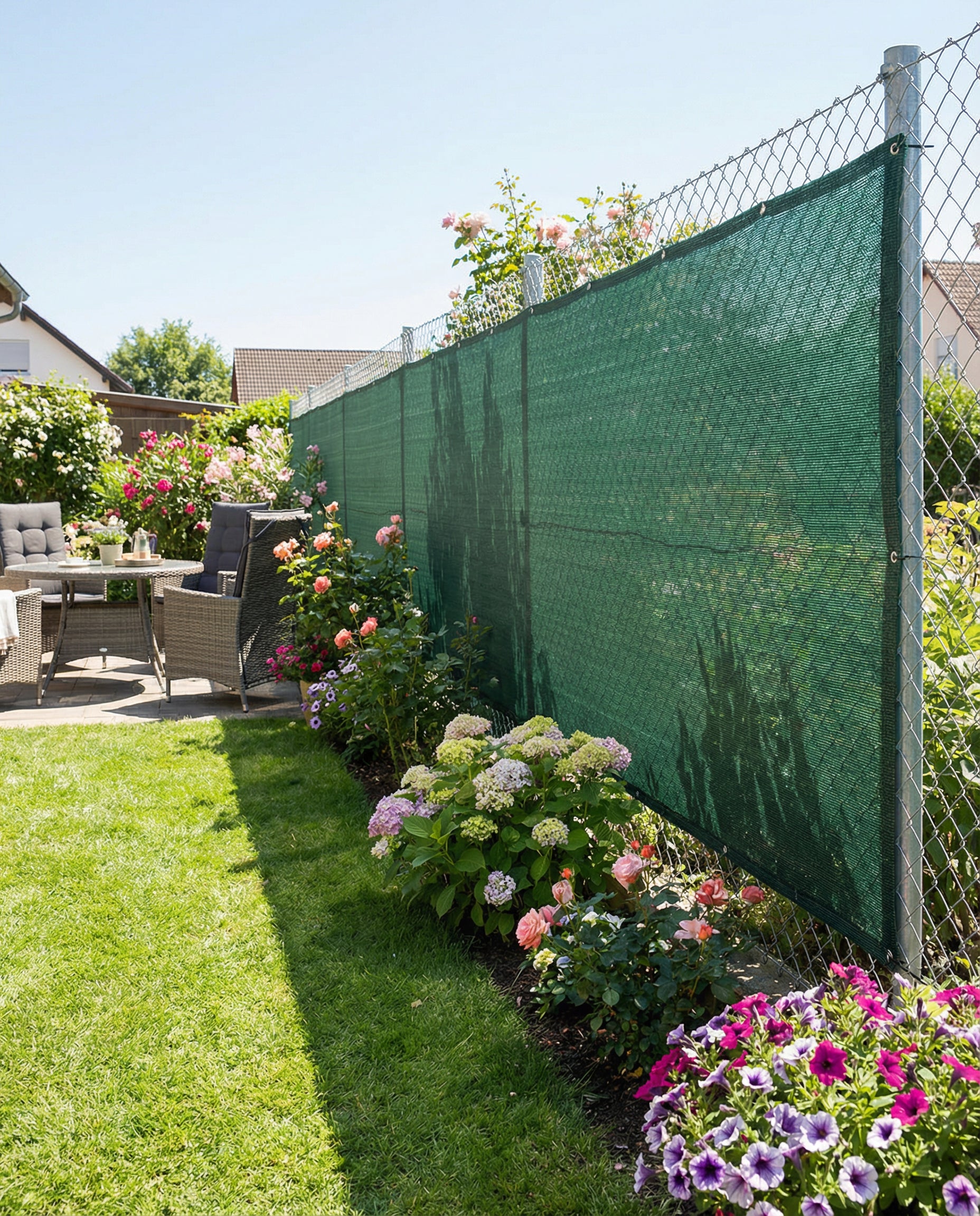 Malla de Privacidad para Valla Verde 500x100 cm | Livarno Home