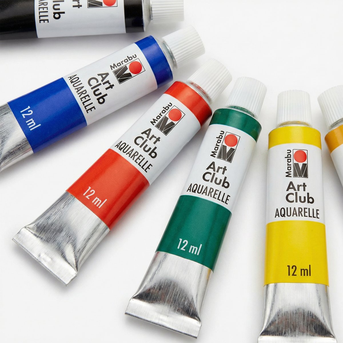 Set 12 Pinturas Acuarela Tubo 12ml - Marabu Art Club