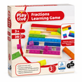 Juego educativo de fracciones, 39 piezas y bloques apilables, 3+ años