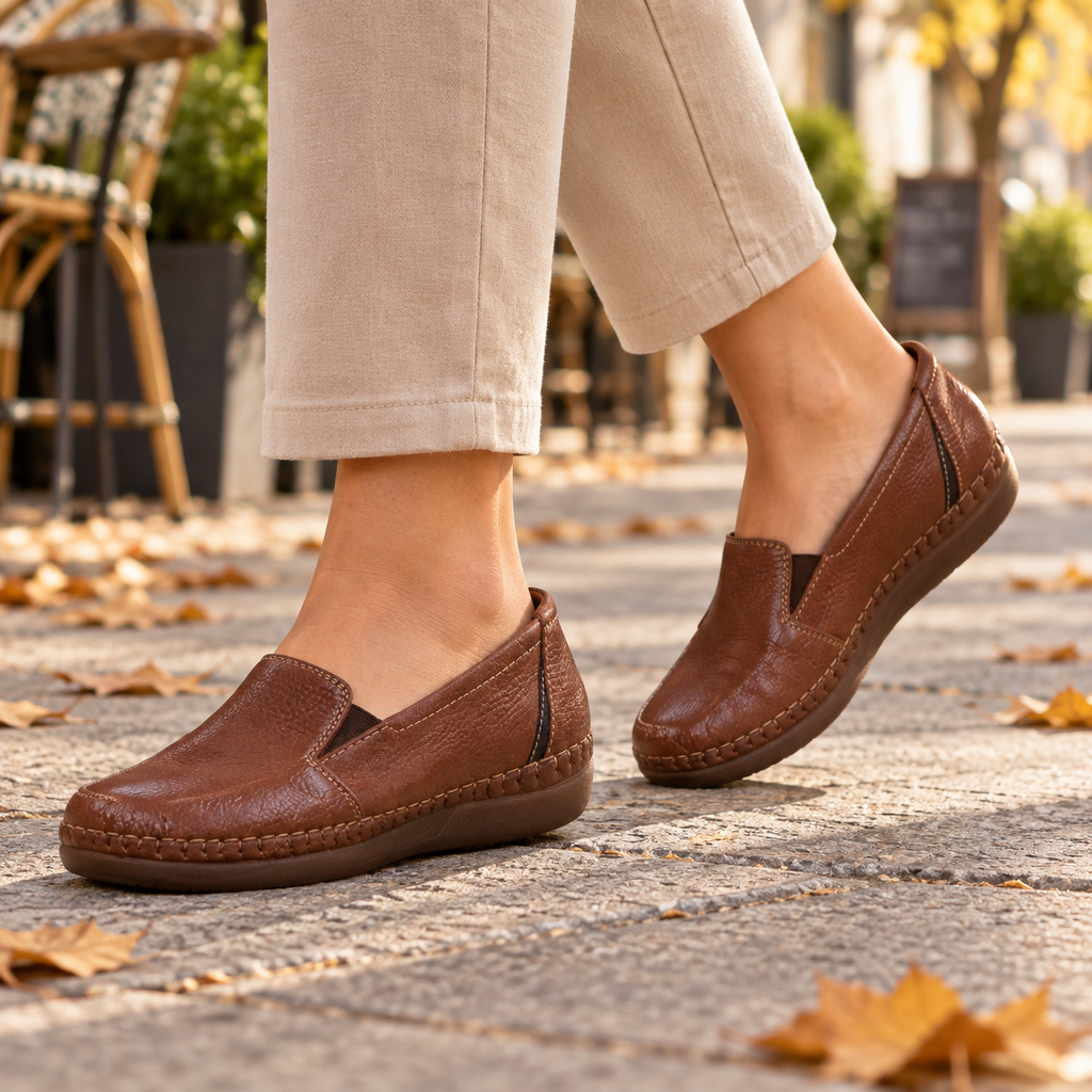 Mocasines Pitillos 4862 marrón marino talla 40 en ambiente lifestyle