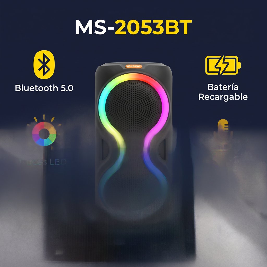 Altavoz Karaoke Bluetooth Ms-2053