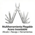 Multiherramienta Plegable Acero Inoxidable 10+ Funciones