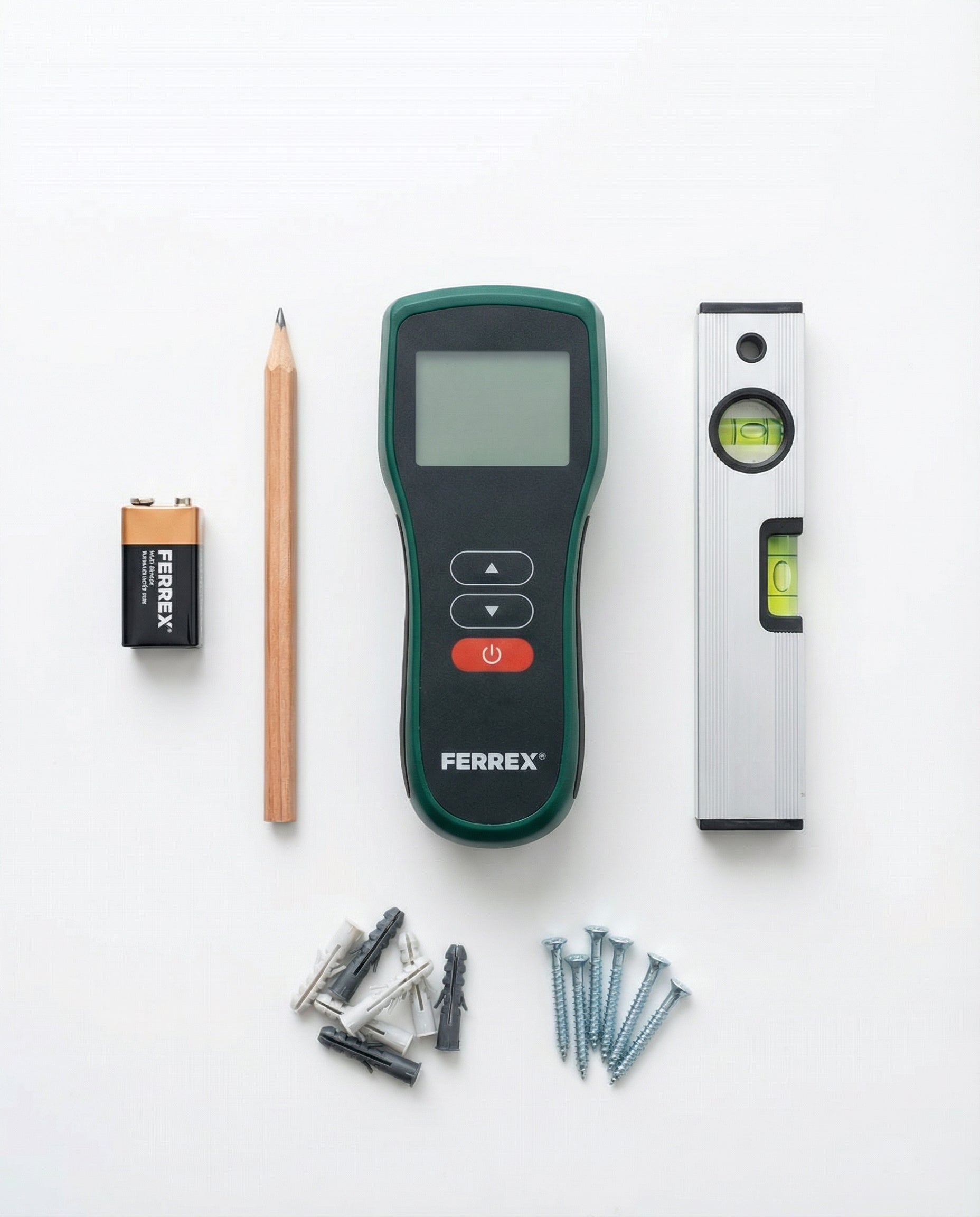 Detector de Pared Multi-Sensor LCD Vigas Metal y Cables AC | Ferrex