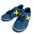 Zapatillas Munich Azul Marino con X Amarillo Flúor Hombre - principal