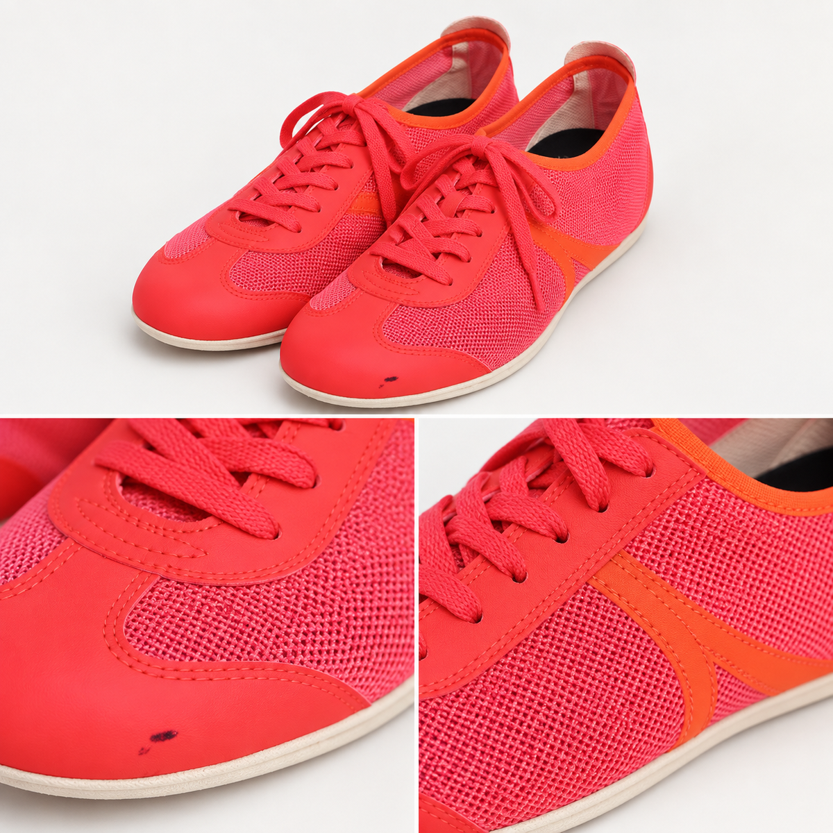Detalles de zapatillas Munich coral