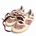 Zapatillas Munich crema con estampado floral rosa - vista principal