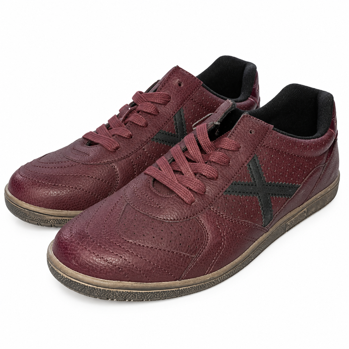 Zapatillas Munich granate perforadas - vista principal