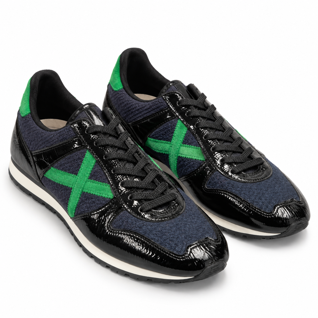 Munich azul marino, negro brillo y verde talla 44 - vista principal