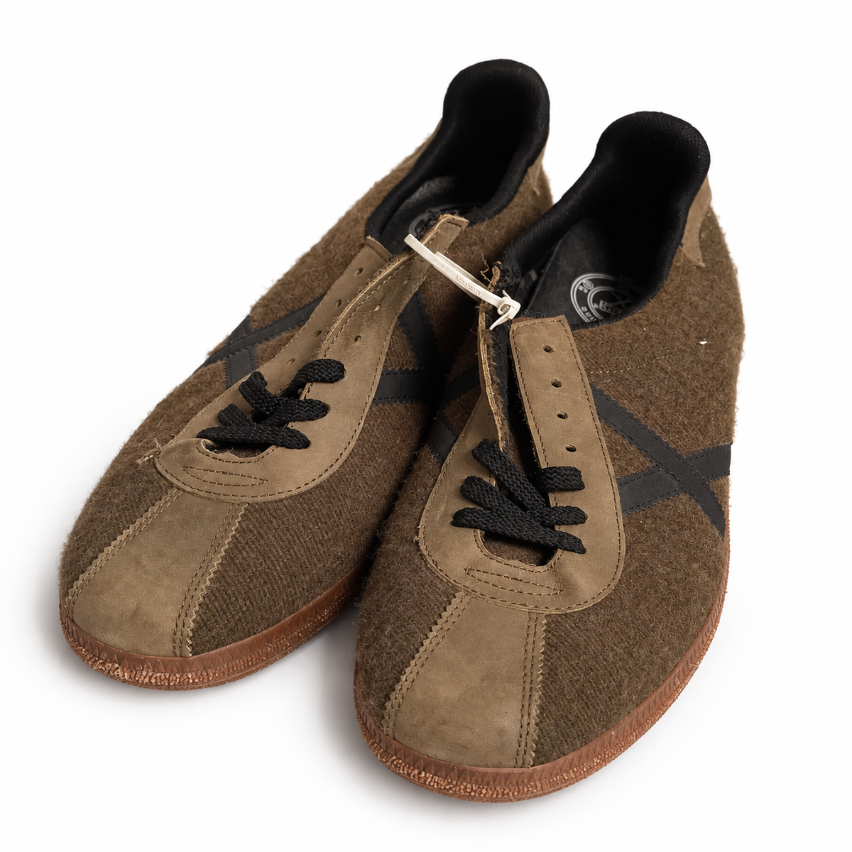 Zapatillas Munich Marrón y Taupe con Detalle Negro Unisex - principal