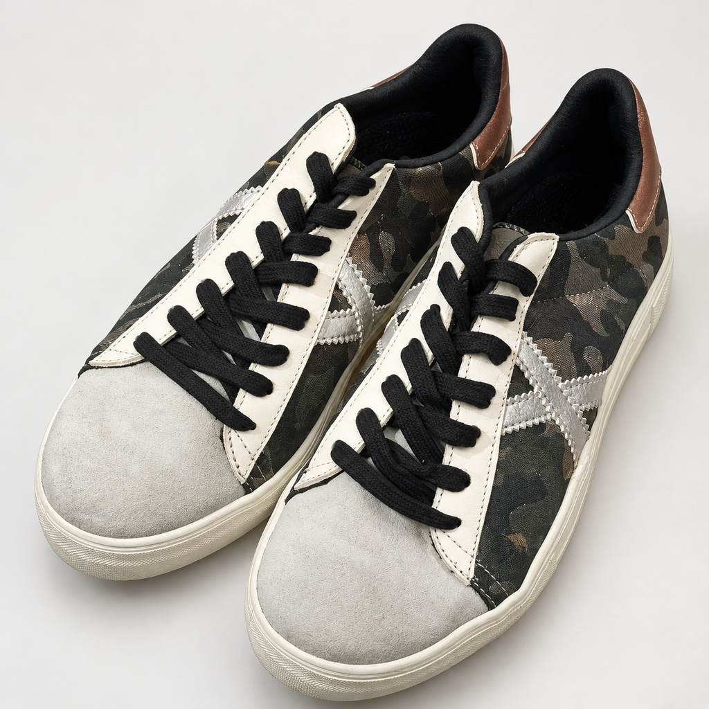 Munich camuflaje X plateada talla 40 detalles