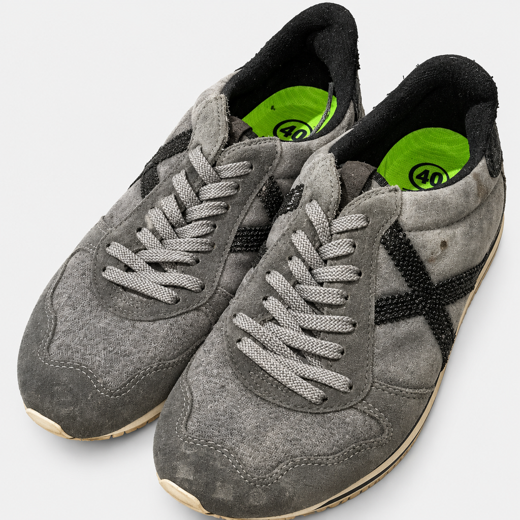 Munich grises X negra de brillo talla 40 detalles