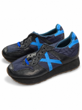 Munich marino negro X azul talla 40 fondo blanco cordones parciales