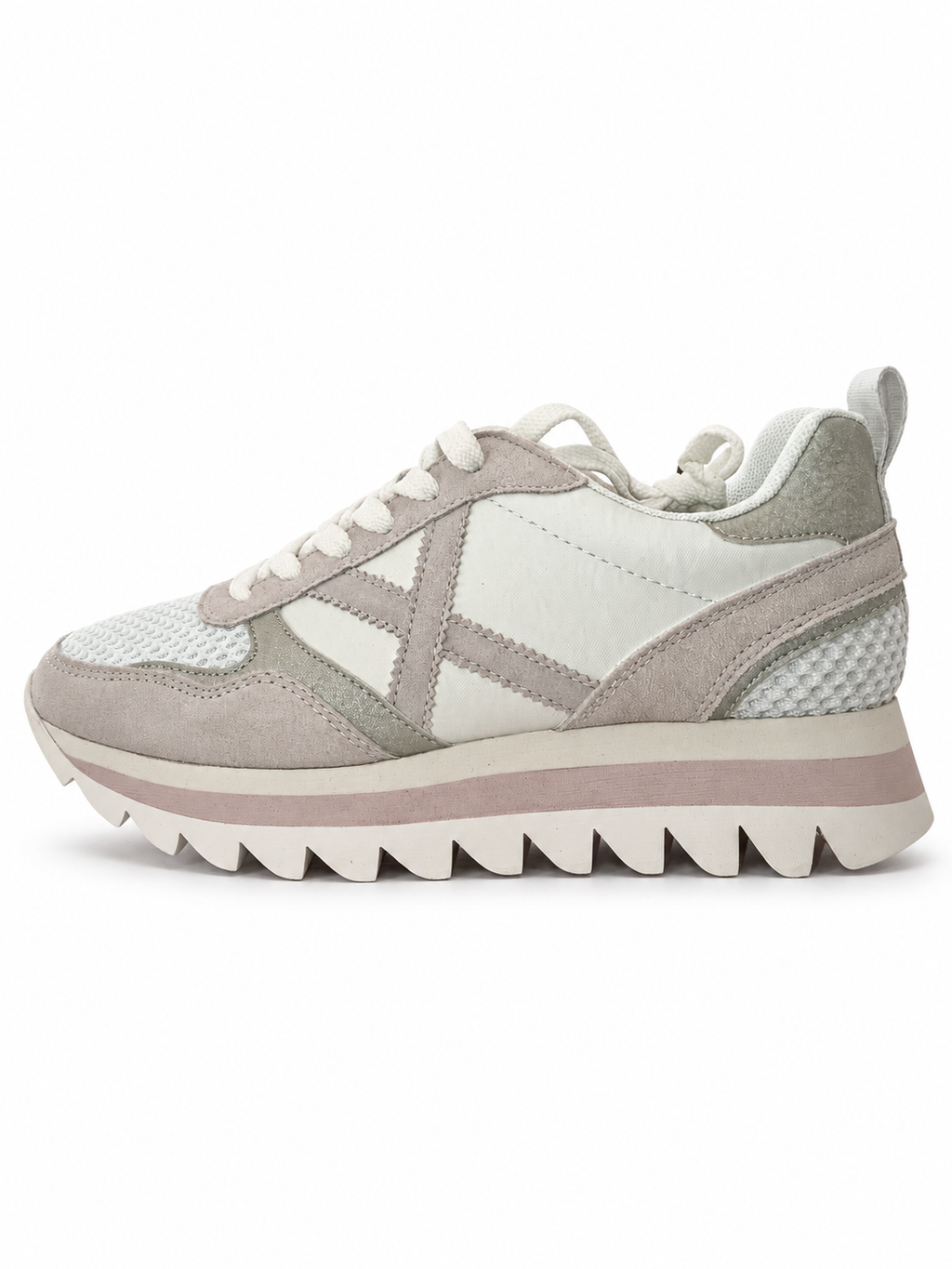 Munich RIPPLE 43 blanca rosa y plata talla 36 - portada