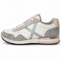 Munich SAPPORO SKY 63 blancas y grises con X plata y detalles rosa talla 41 — portada