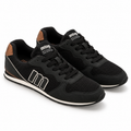 Zapatillas Mustang 84467 negras - fondo blanco