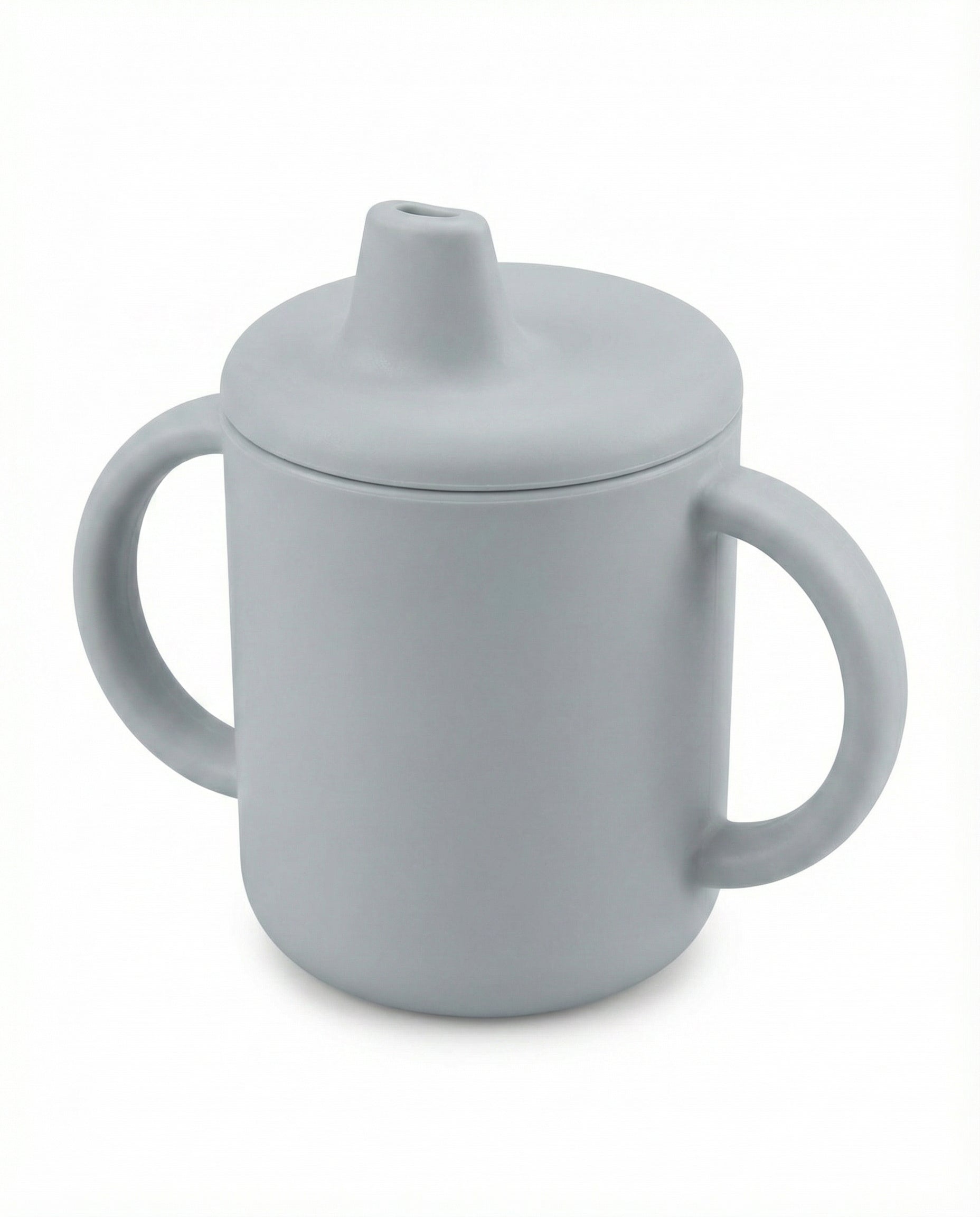 Taza Aprendizaje Bebé Crofton Gris con Tapa y Asas