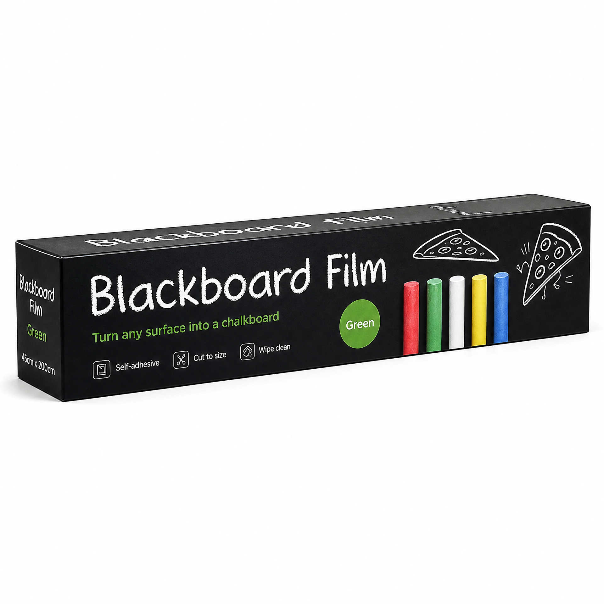 Blackboard Film lámina con acabado pizarra verde para tiza