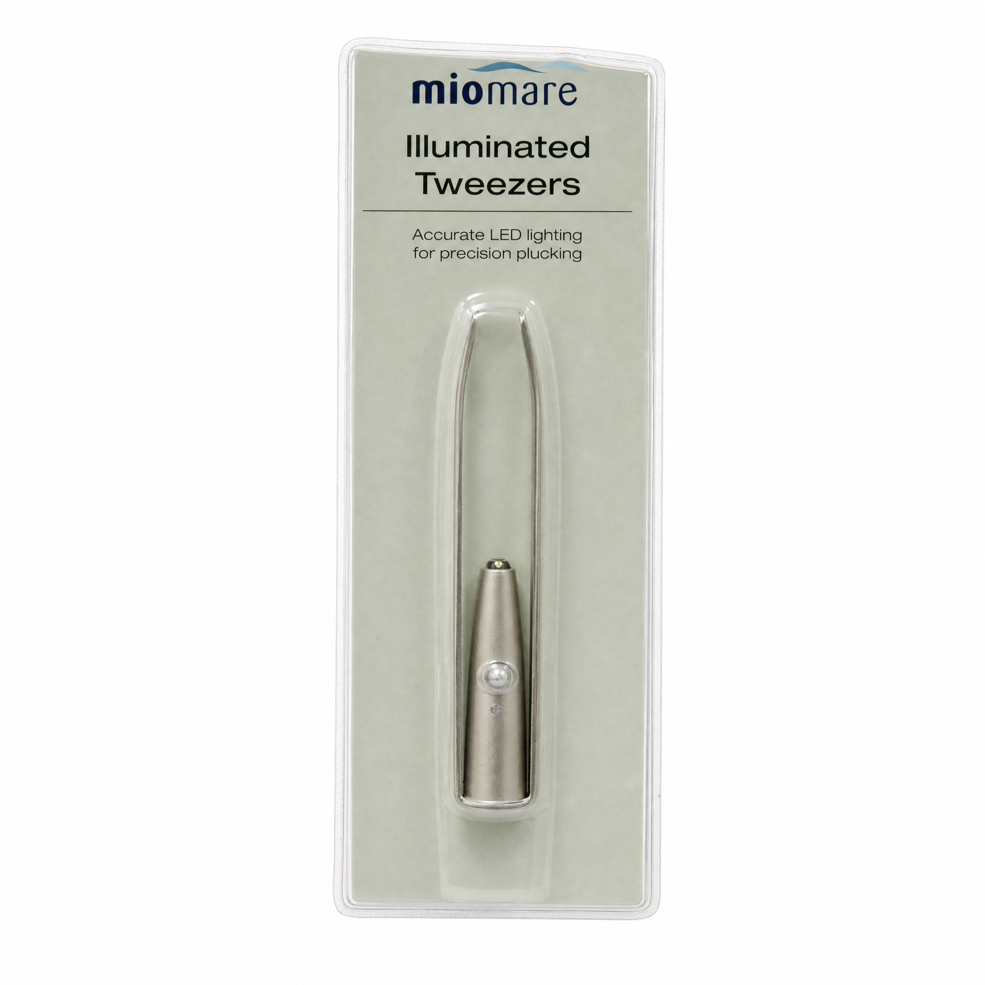 Miomare Pinzas Iluminadas para Cejas con Puntas Alineadas