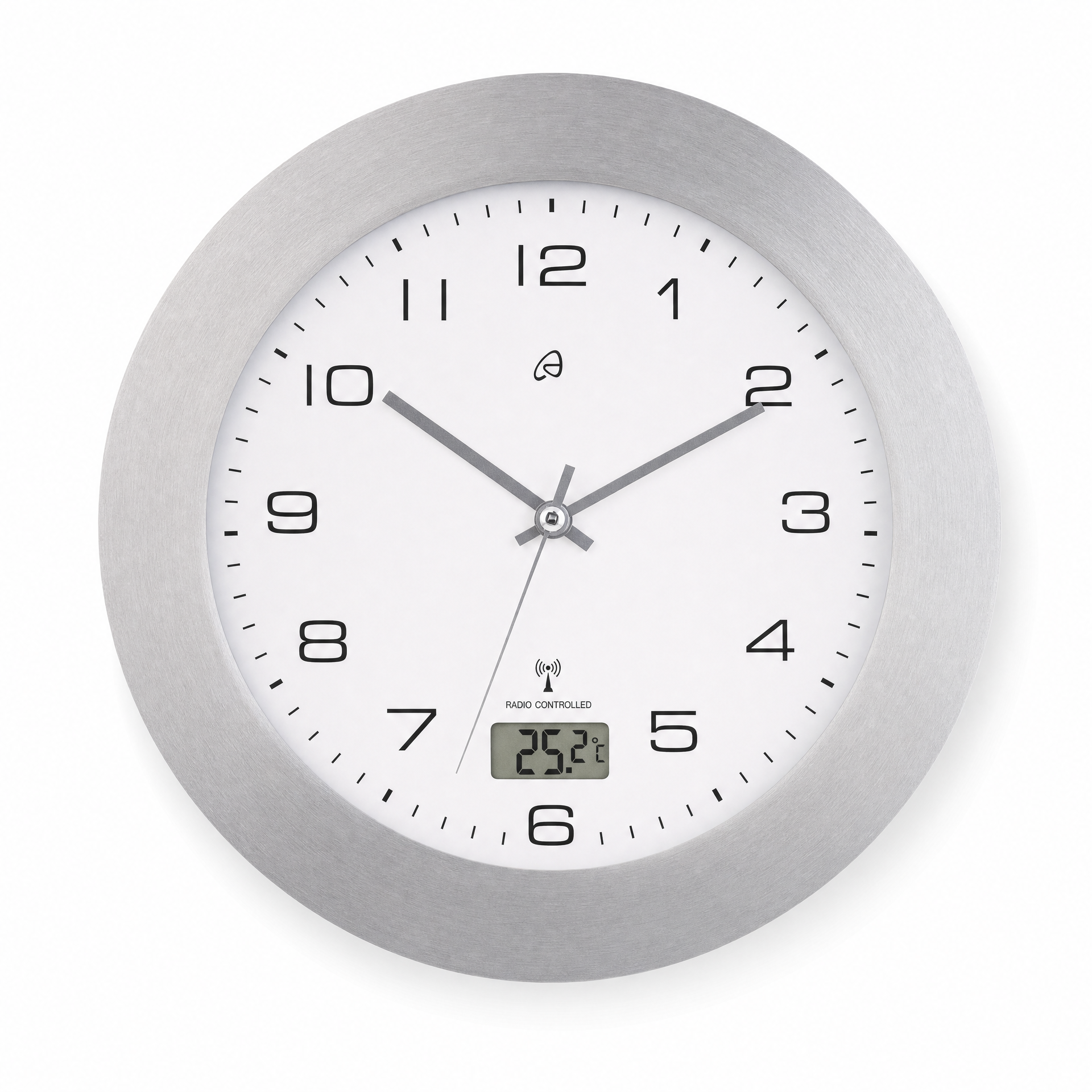 Reloj de Baño Radiocontrolado AURIOL Blanco con Temperatura