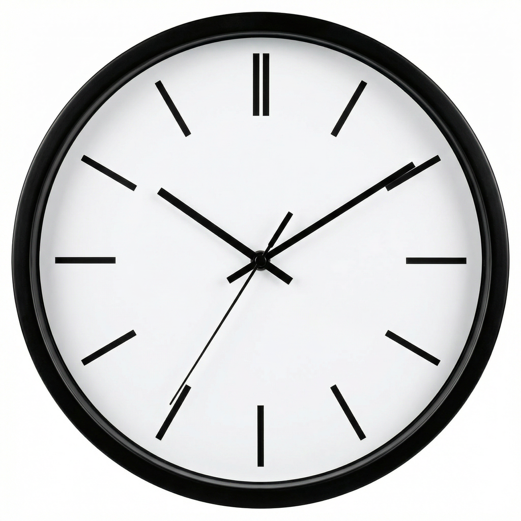 Reloj de Pared Minimalista Livarno Home Negro 30cm