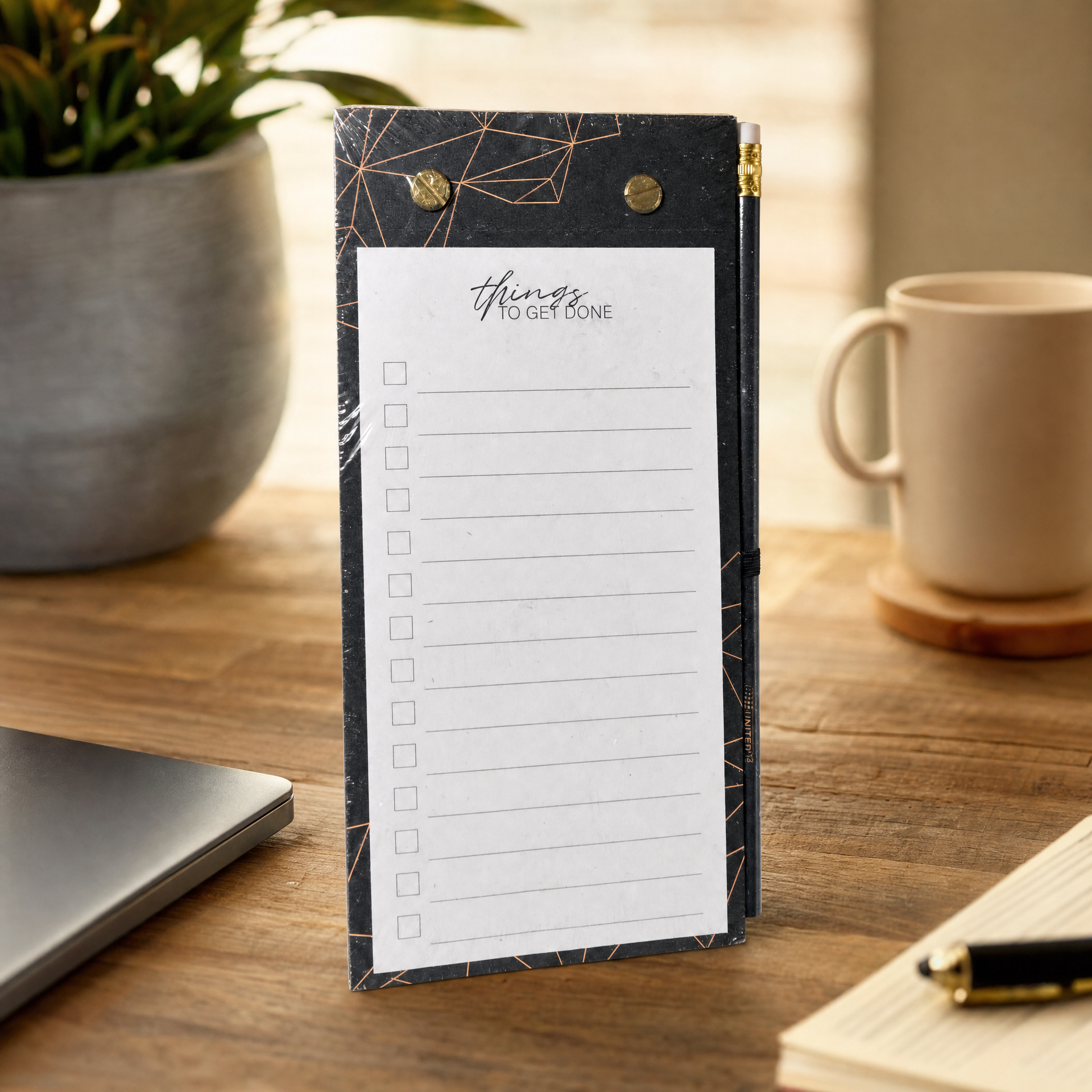 Bloc de notas decorativo Things to get done - lista de tareas