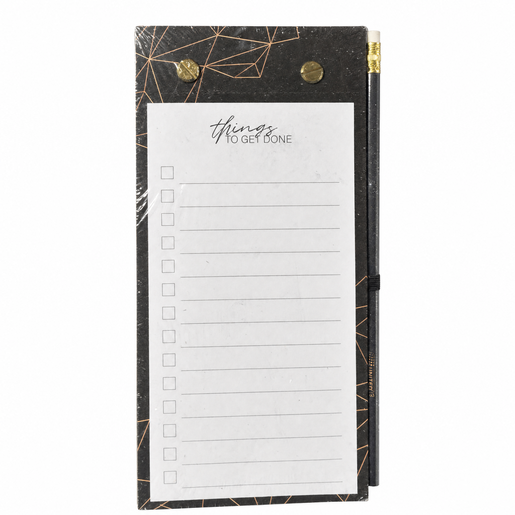 Bloc de notas decorativo Things to get done - lista de tareas