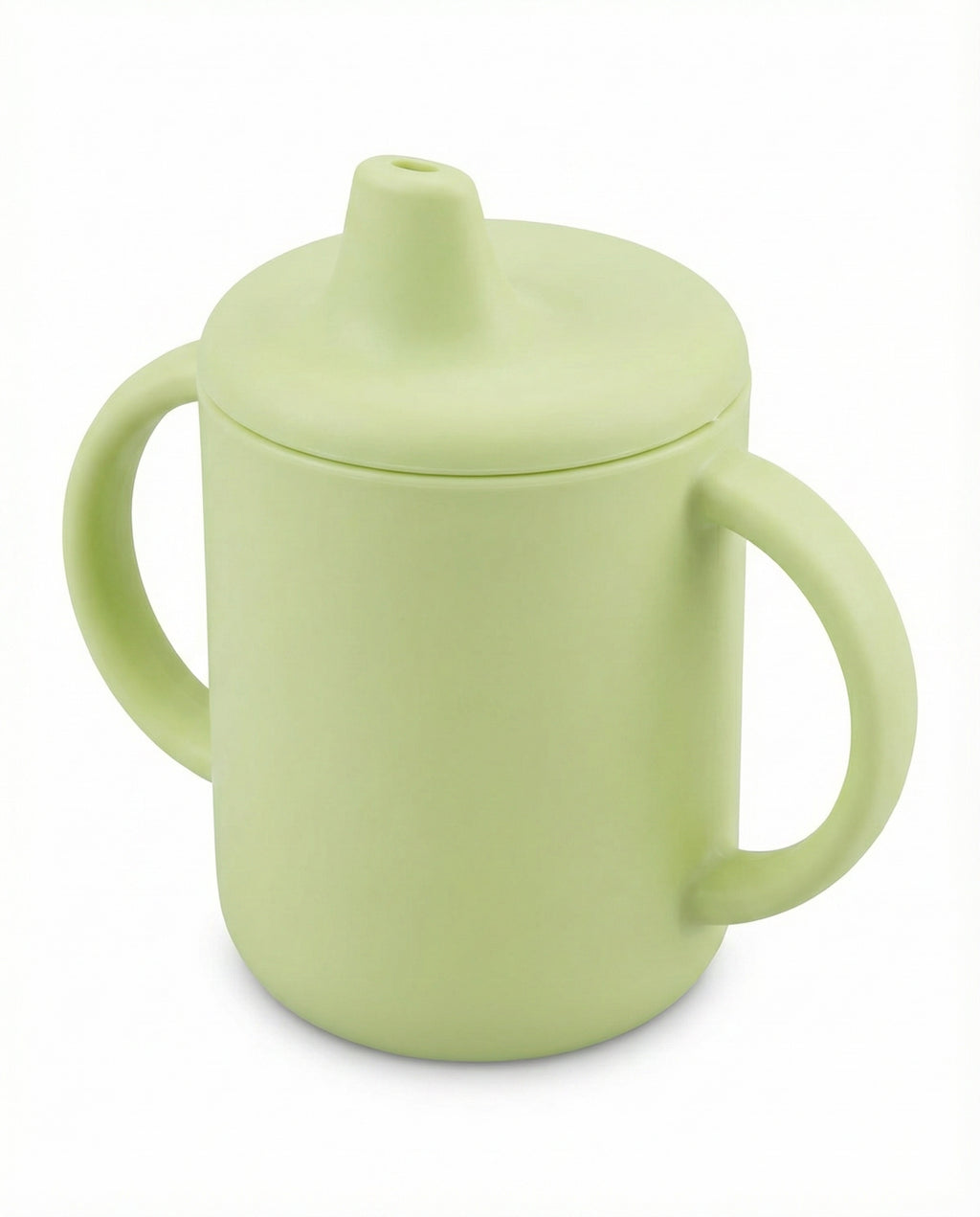 Taza Aprendizaje Bebé Crofton Verde con Tapa y Asas