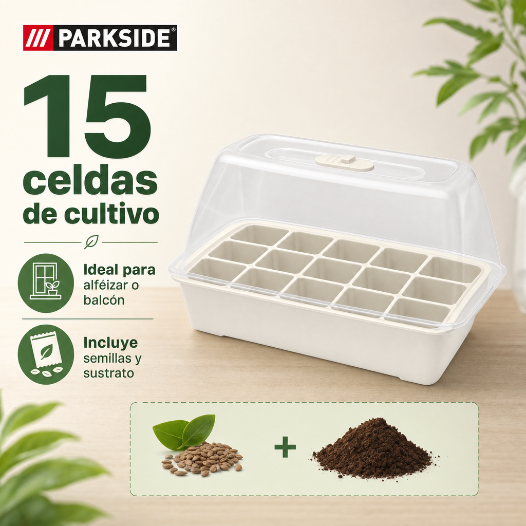 Parkside Mini invernadero para hierbas aromáticas