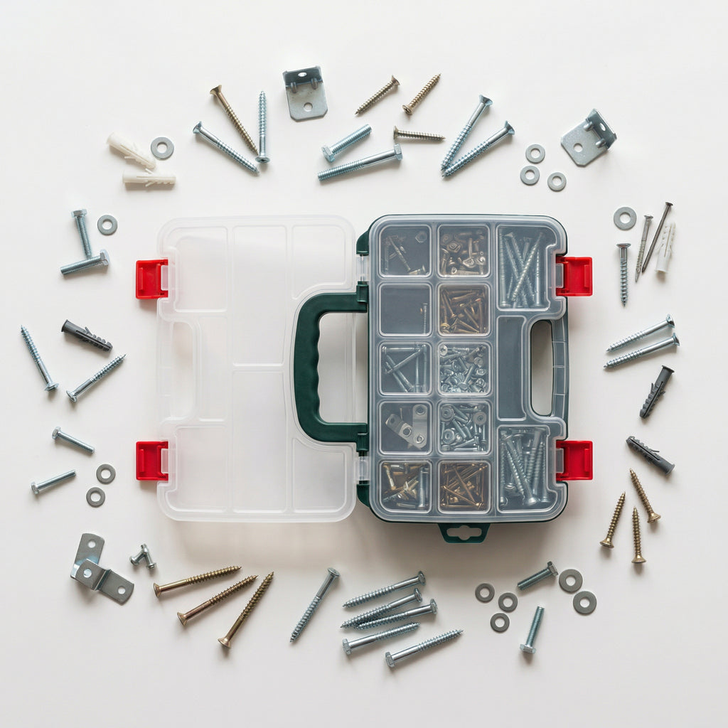 Organizador Doble Cara Transparente con Compartimentos Ajustables | Parkside